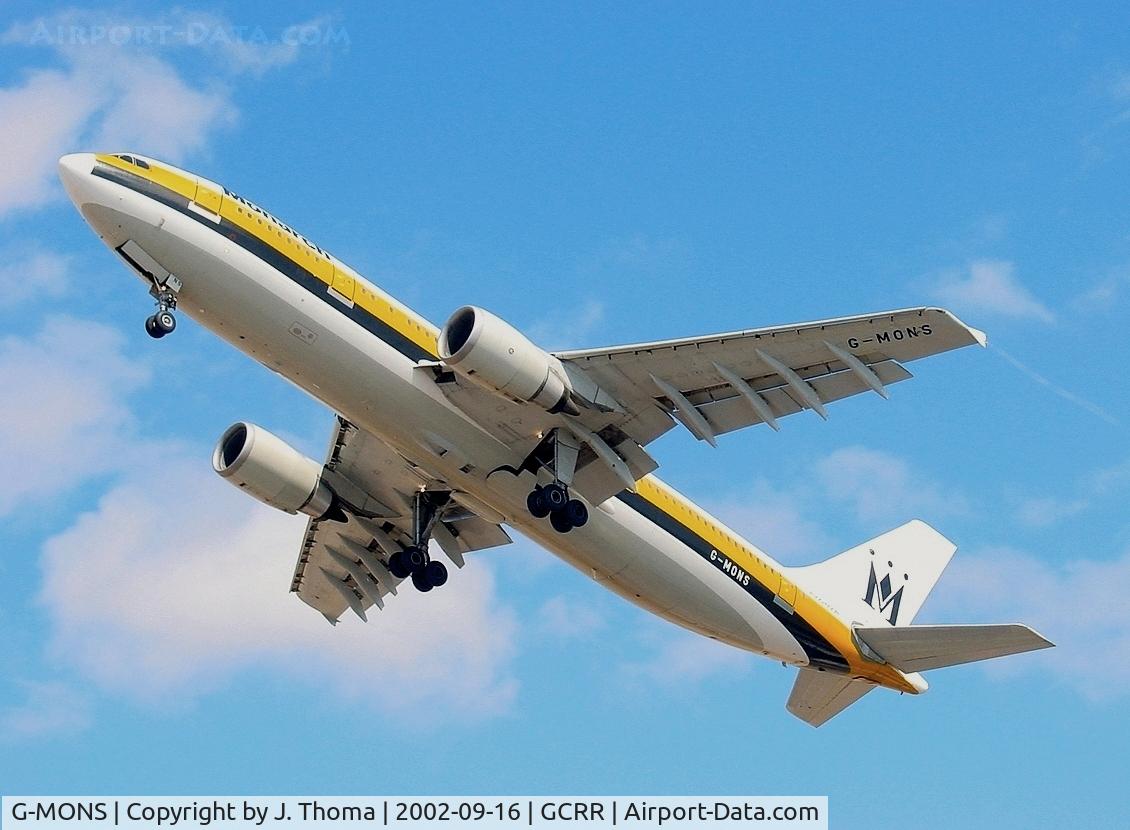 G-MONS, 1989 Airbus A300B4-605R C/N 556, Airbus A300B4-605R