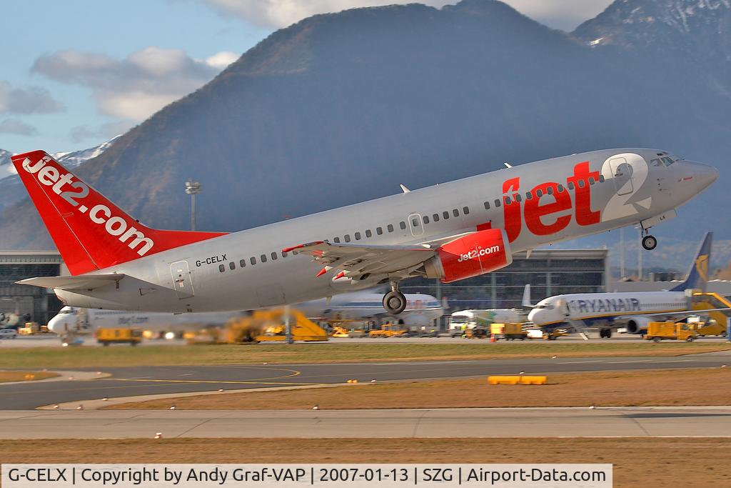 G-CELX, 1986 Boeing 737-377(QC) C/N 23654, Jet 2 737-300