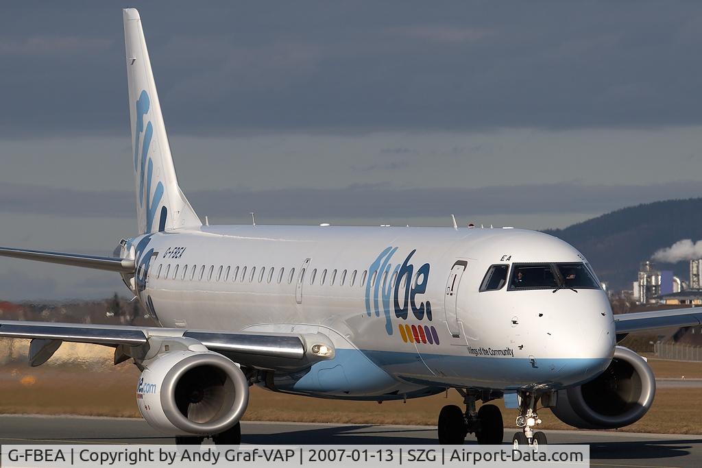 G-FBEA, 2006 Embraer 195LR (ERJ-190-200LR) C/N 19000029, Fly BE EMB195