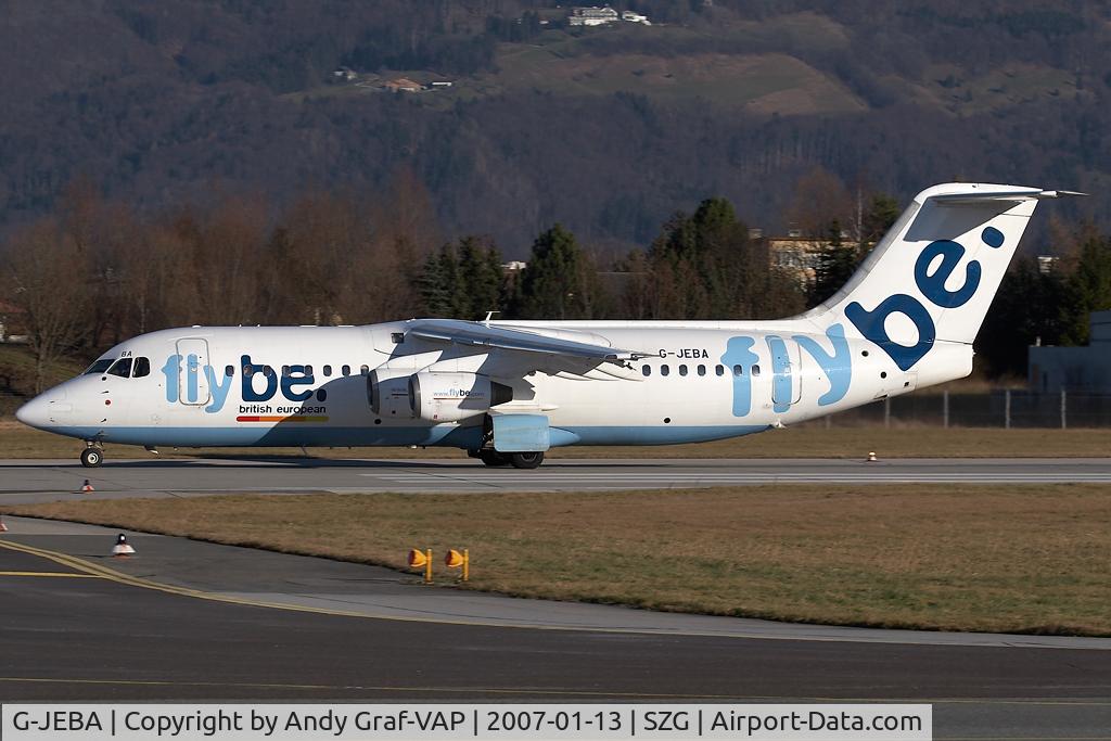 G-JEBA, 1990 British Aerospace BAe.146-300 C/N E3181, Fly BE BAe146