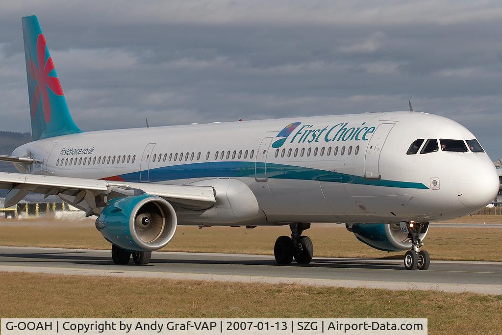 G-OOAH, 1998 Airbus A321-211 C/N 781, First Choice A321-200