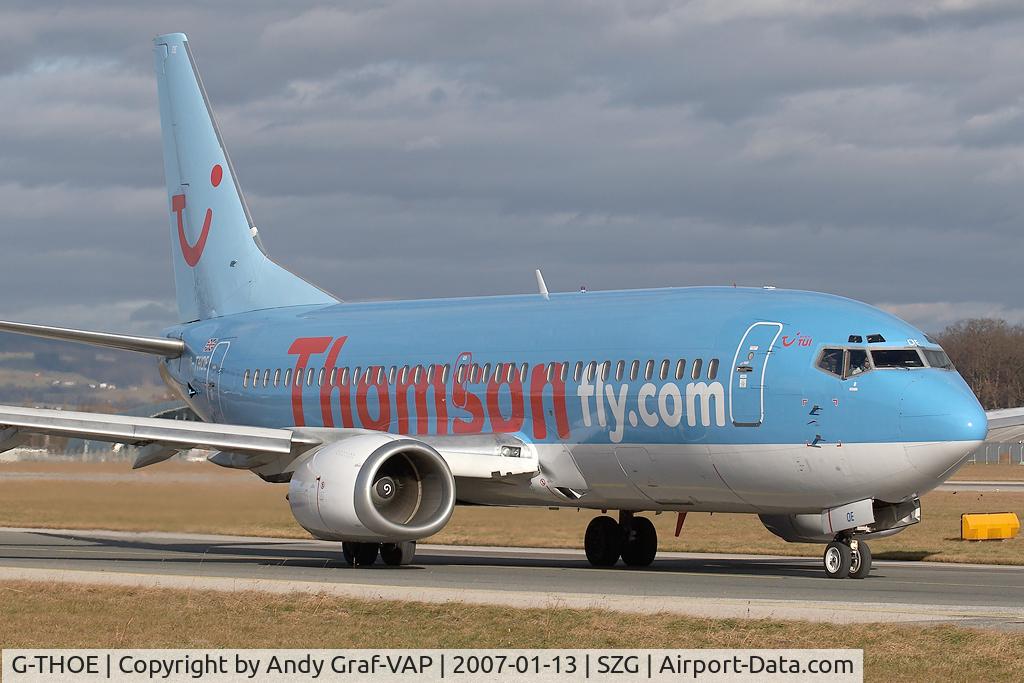 G-THOE, 1995 Boeing 737-3Q8 C/N 26313, Thomson 737-500
