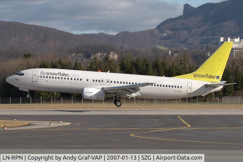 LN-RPN, 2000 Boeing 737-883 C/N 30470, Snowflake 737-800