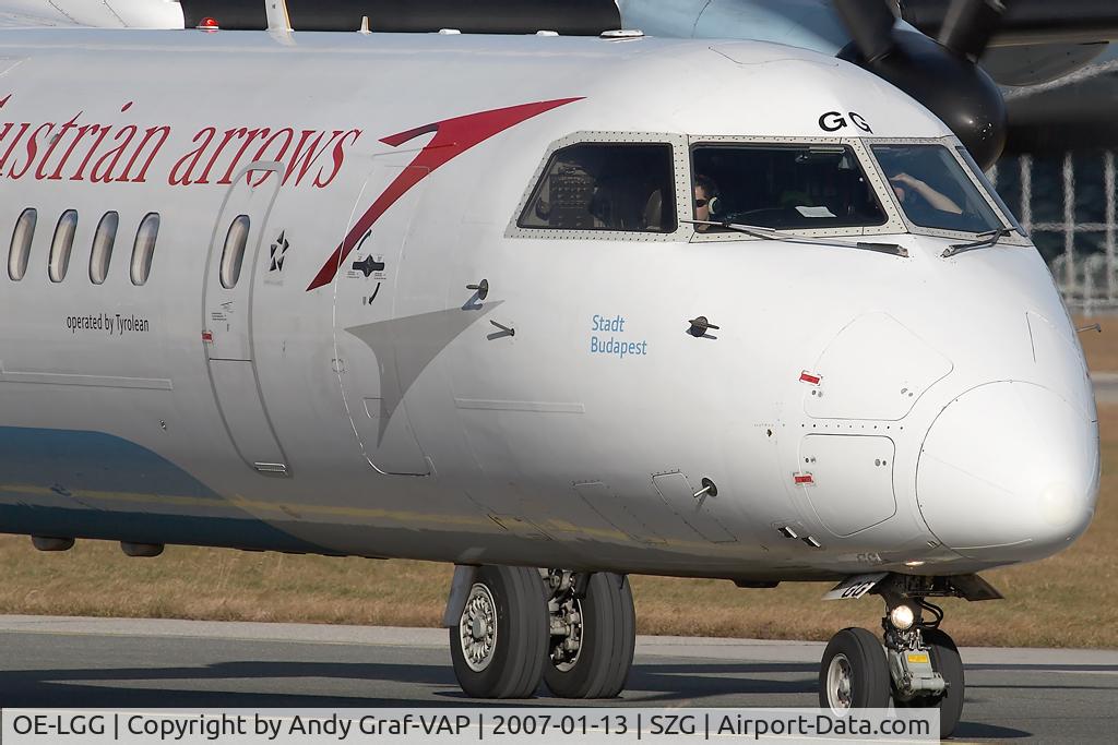 OE-LGG, 2002 De Havilland Canada DHC-8-402Q Dash 8 C/N 4074, Austrian Arrows Dash 8-400