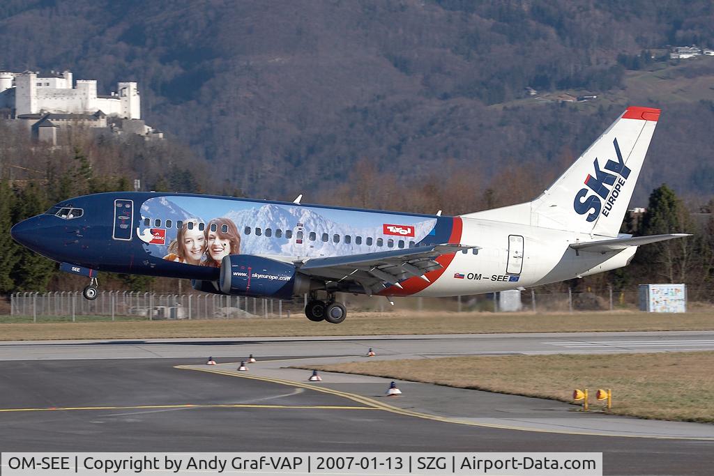 OM-SEE, 1992 Boeing 737-53C C/N 24827, Sky Europe 737-500