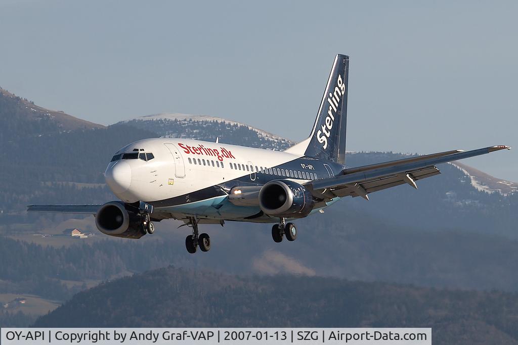 OY-API, 1997 Boeing 737-5L9 C/N 28722, Sterling 737-500