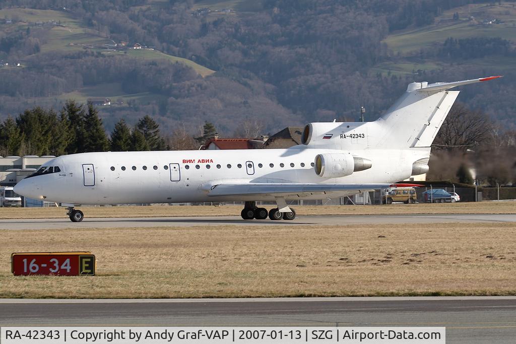 RA-42343, 1987 Yakovlev Yak-42 C/N 4520421708285, Vim Air Yak42
