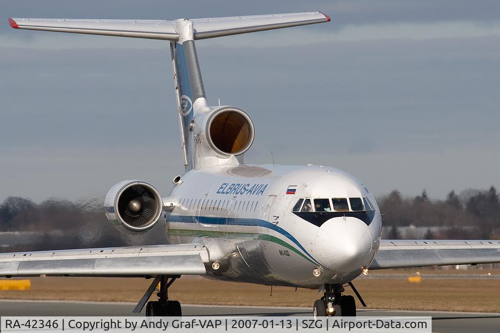 RA-42346, 1987 Yakovlev Yak-42D C/N 4520423708311, Elbrus Avia Yak42