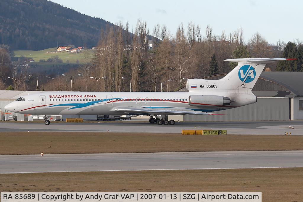 RA-85689, 1990 Tupolev Tu-154M C/N 90A860, Vladivostok Avia Tu154M