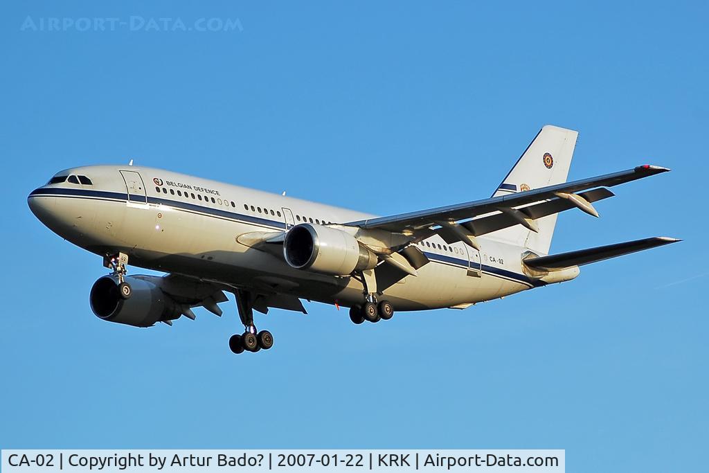 CA-02, 1985 Airbus A300B4-2C C/N 367, Belgian Air Force - Airbus A310-222