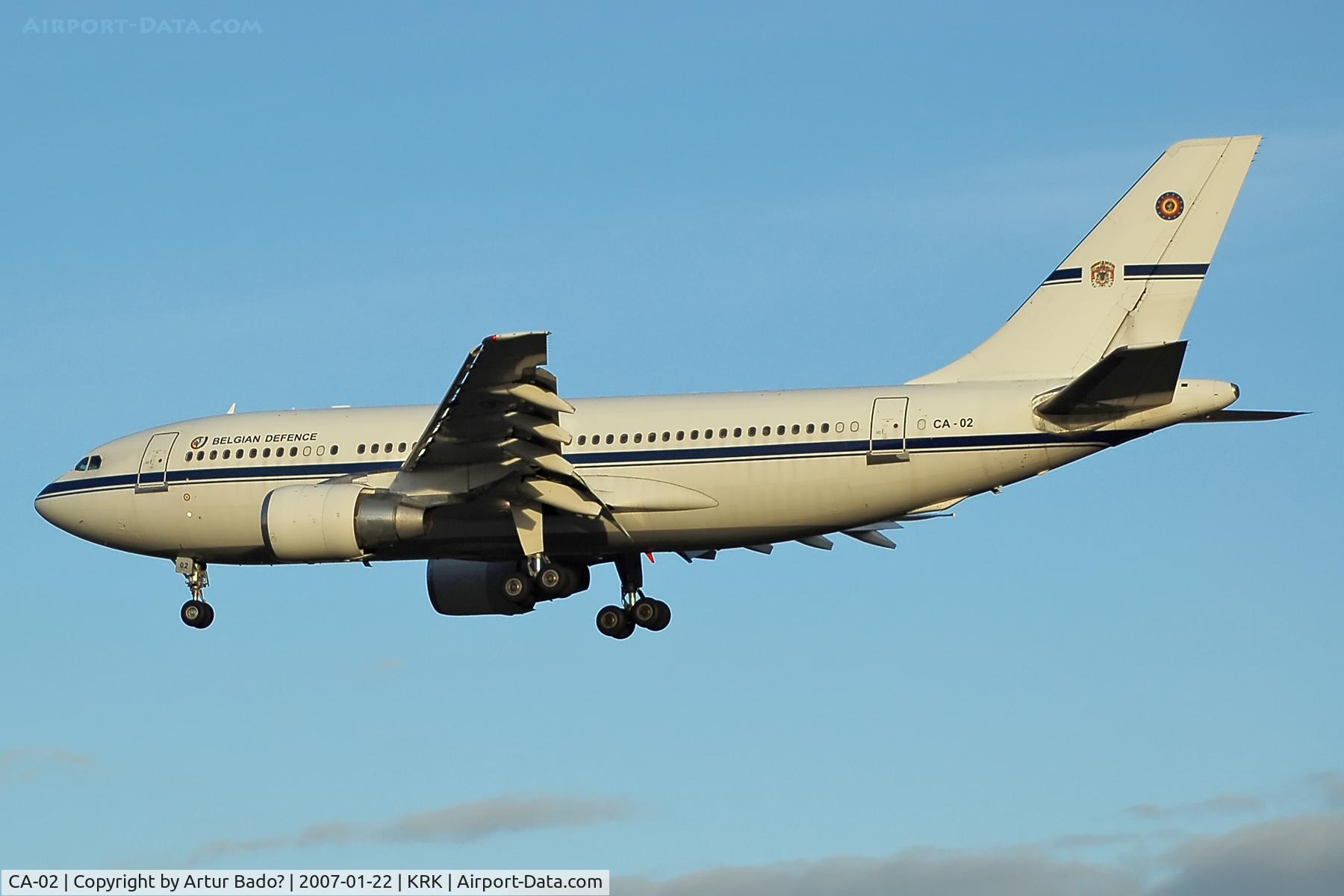 CA-02, 1985 Airbus A300B4-2C C/N 367, Belgian Air Force - Airbus A310-222