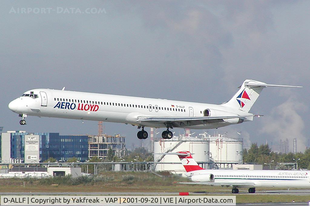 D-ALLF, 1987 McDonnell Douglas MD-83 (DC-9-83) C/N 49602, Aerolloyd MD80
