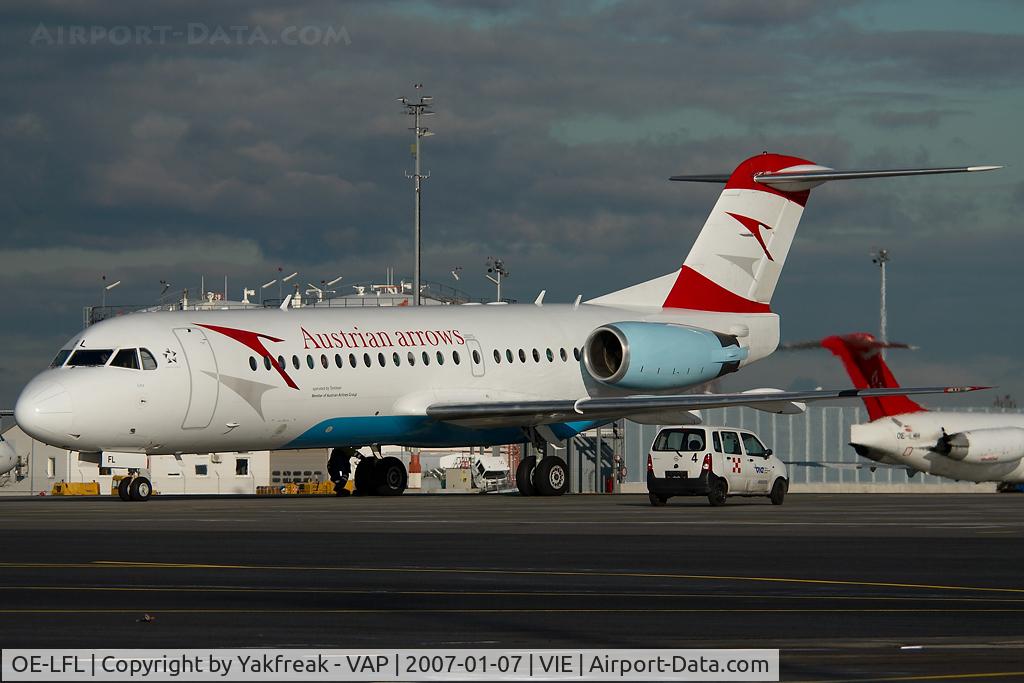 OE-LFL, 1995 Fokker 70 (F-28-0070) C/N 11573, Austrian Arrows Fokker 70