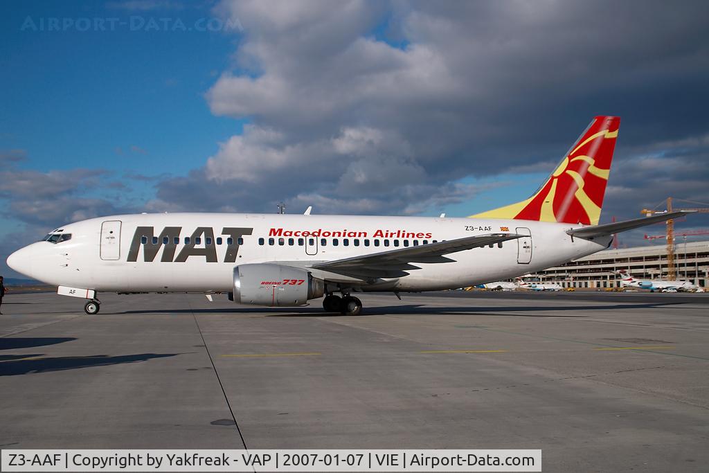 Z3-AAF, 1988 Boeing 737-3B7 C/N 23858, Macedonian Airlines Boeing 737-300