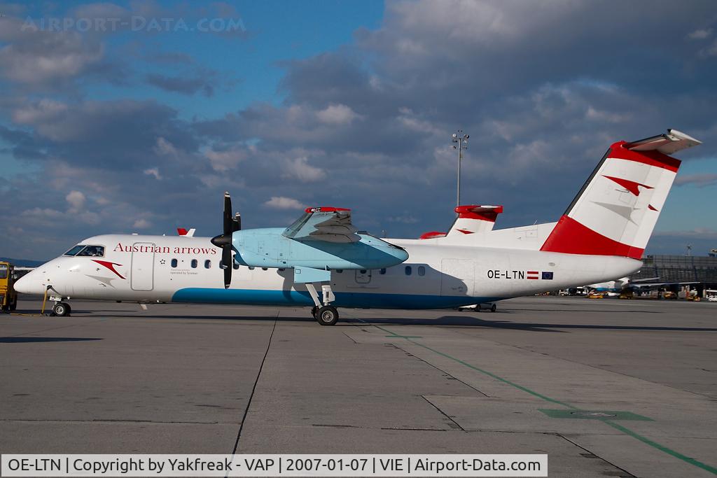 OE-LTN, 1998 De Havilland Canada DHC-8-314Q Dash 8 C/N 531, Austrian Arrows Dash 8-300