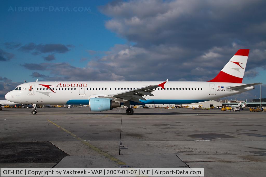 OE-LBC, 1996 Airbus A321-111 C/N 581, Austrian Airlines Airbus 321