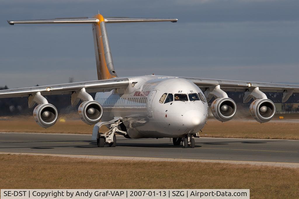 SE-DST, 1994 British Aerospace Avro 146-RJ100 C/N E3247, Malmö Aviation Bae146
