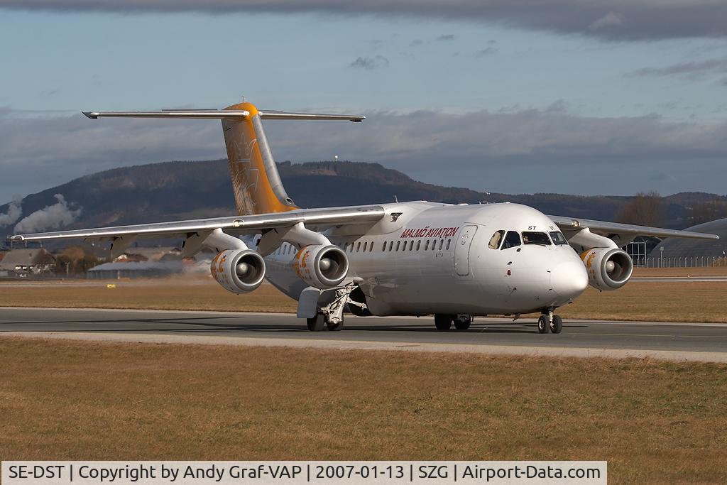 SE-DST, 1994 British Aerospace Avro 146-RJ100 C/N E3247, Malmö Aviation Bae146