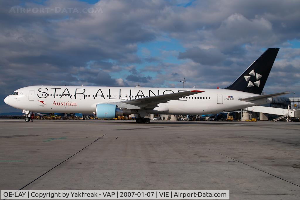 OE-LAY, 1998 Boeing 767-3Z9/ER C/N 29867, Austrian Airlines Boeing 767-300 in Star Alliance colors