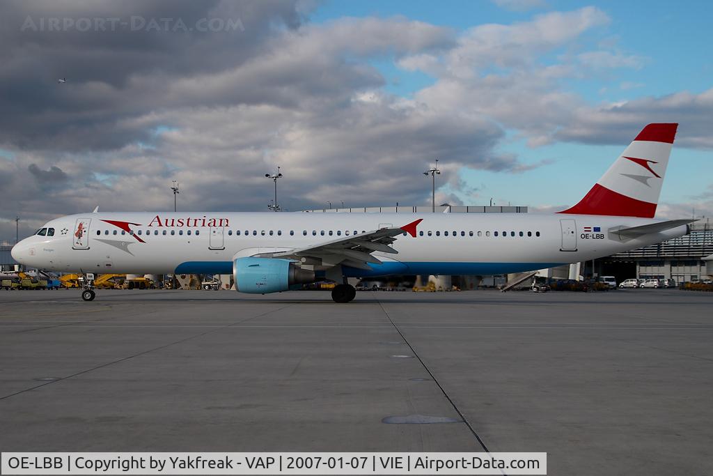 OE-LBB, 1995 Airbus A321-111 C/N 570, Austrian Airlines Airbus 321