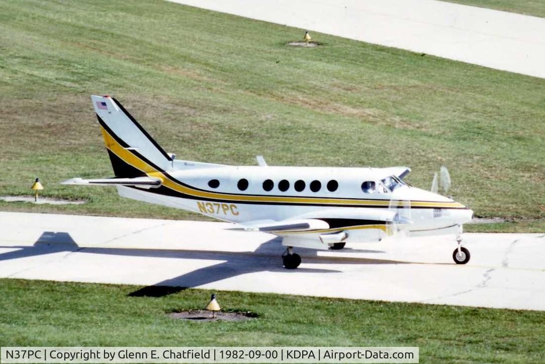 N37PC, 1979 Beech B100 King Air C/N BE-66, Photo taken for aircraft recognition training
