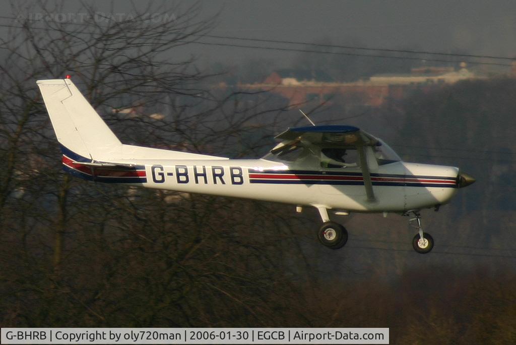 G-BHRB, 1980 Reims F152 C/N 1707, Landing at Barton after another flying lesson