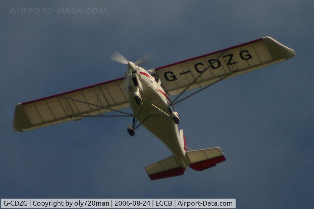 G-CDZG, 2006 Comco Ikarus C42 FB80 C/N 0604-6808, In the circuit at Barton