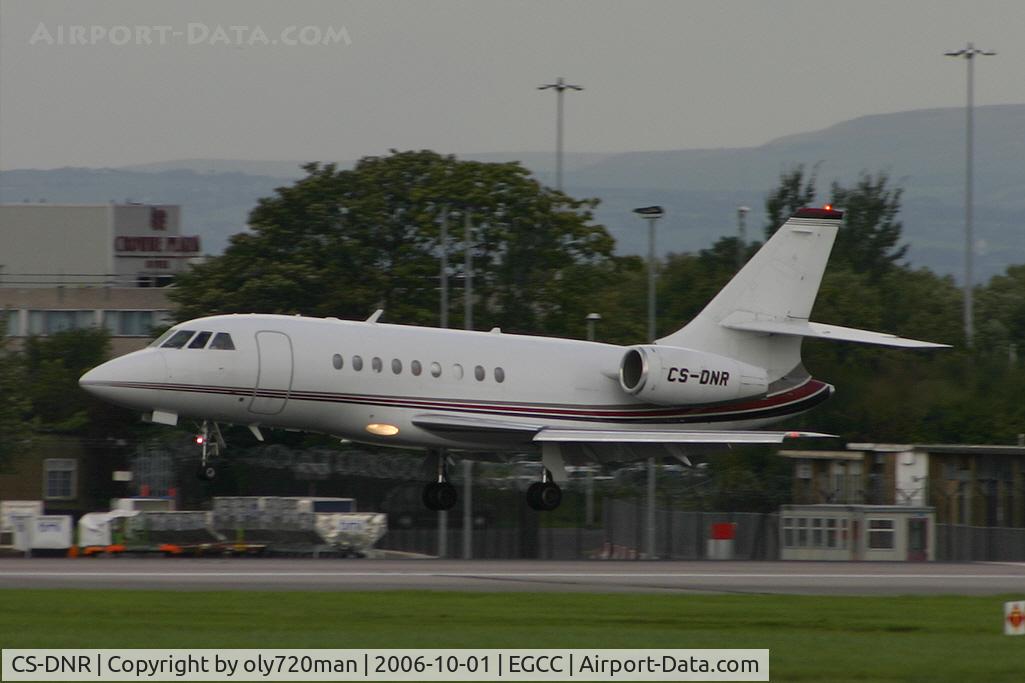 CS-DNR, 2000 Dassault Falcon 2000 C/N 120, Netjets are regular visitors to Manchester