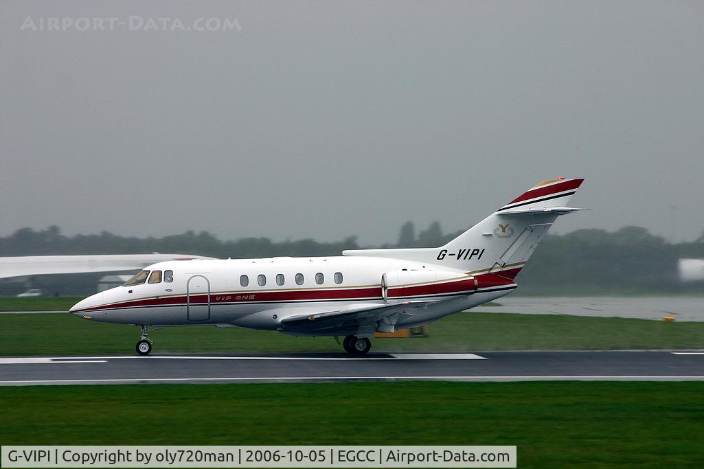 G-VIPI, 1992 British Aerospace 125-800B C/N 258222, Rolling on a murky day