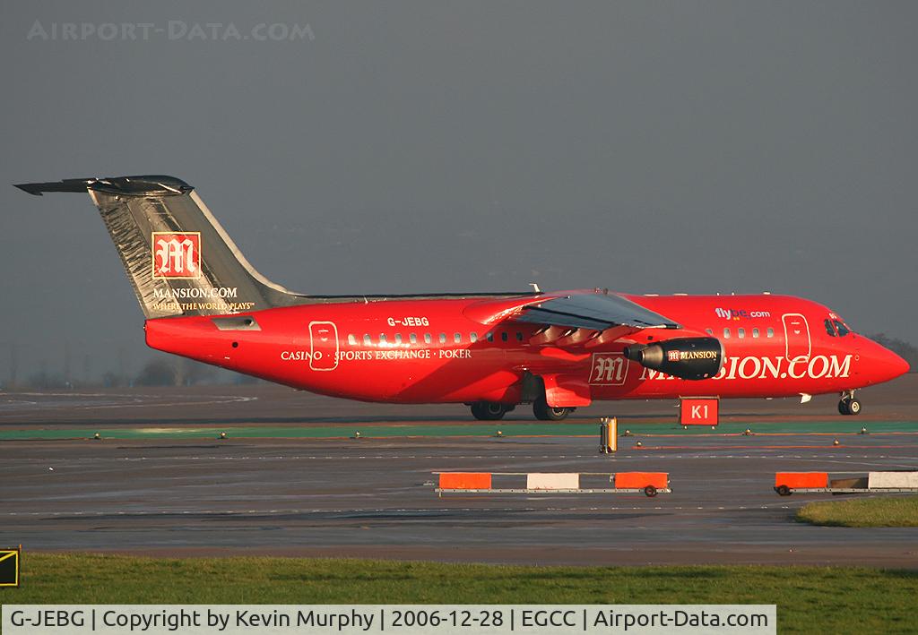 G-JEBG, 1992 British Aerospace BAe.146-300 C/N E3209, Bright Flybe 146