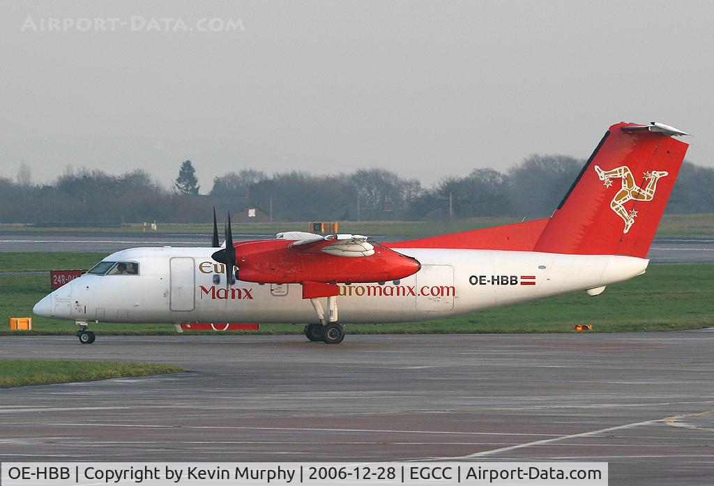 OE-HBB, 2000 De Havilland Canada DHC-8-402 Dash 8 C/N 541, Manx 8