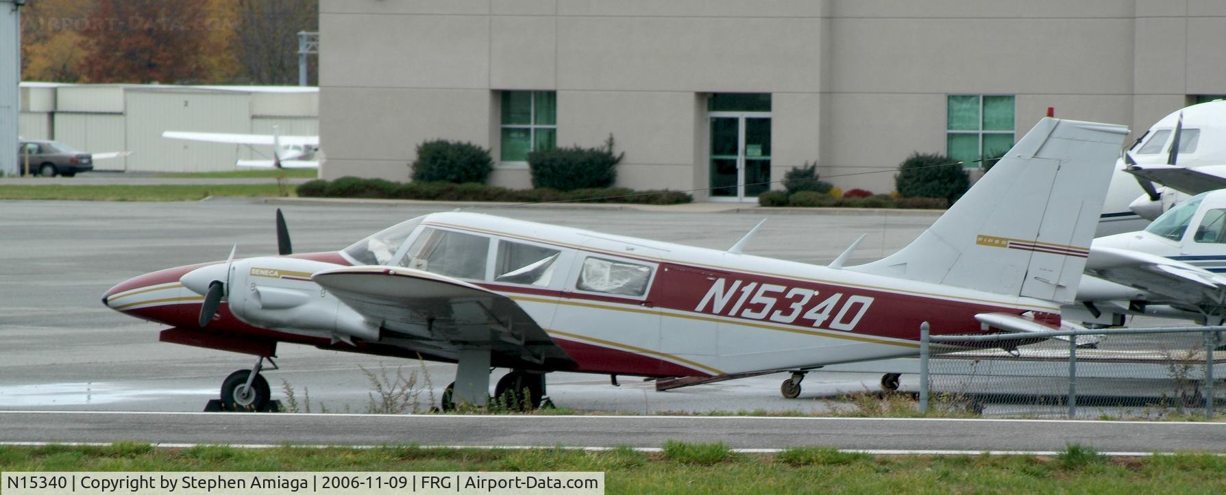 N15340, 1972 Piper PA-34-200 C/N 34-7350033, At the Atlantic Ramp
