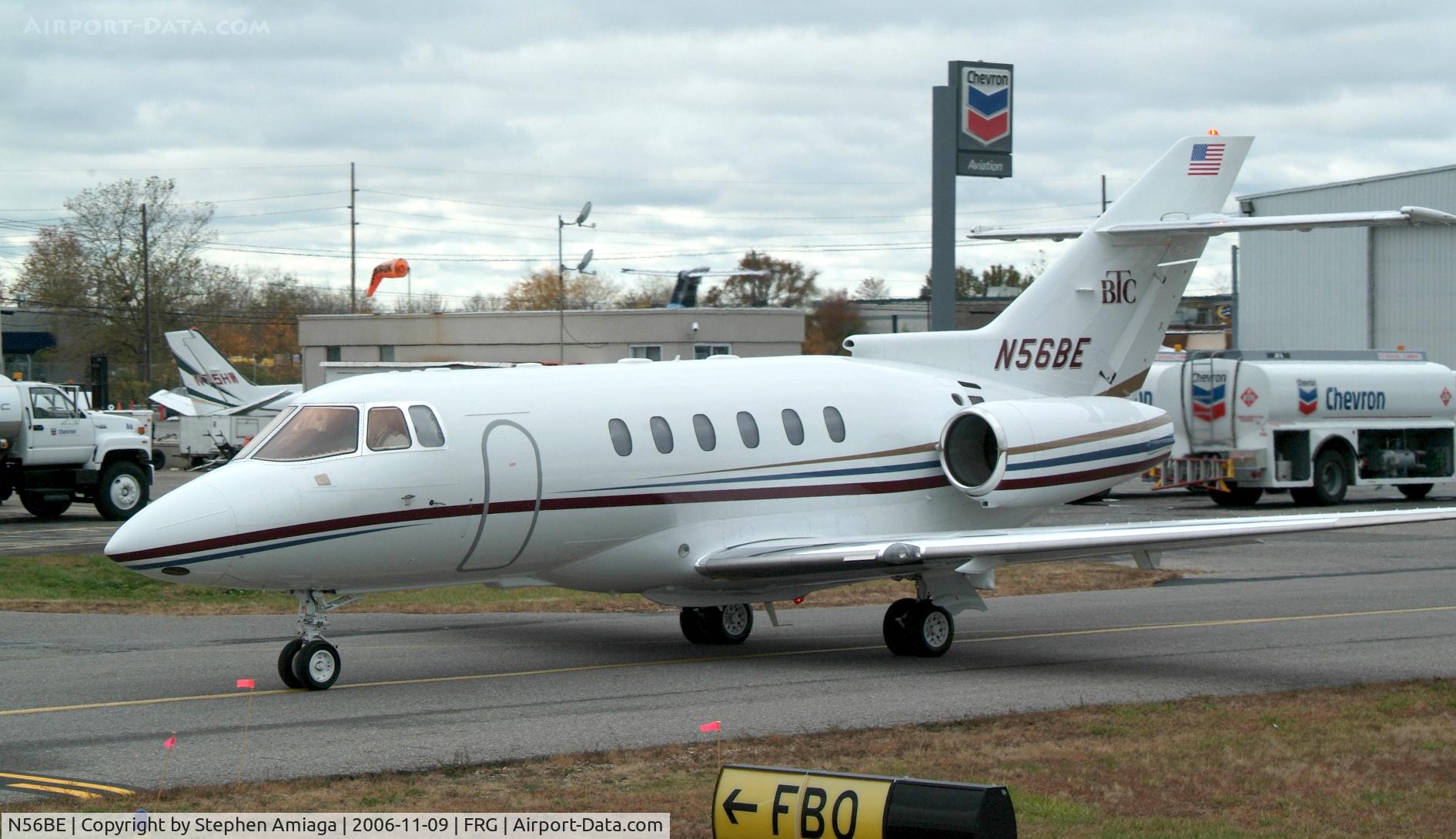 N56BE, 2001 Raytheon Hawker 800XP C/N 258527, Ready to go, RWY 1