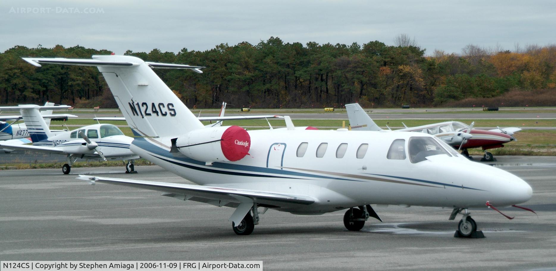 N124CS, 2001 Cessna 525 CitationJet CJ1 C/N 525-0472, Waiting at Atlantic...