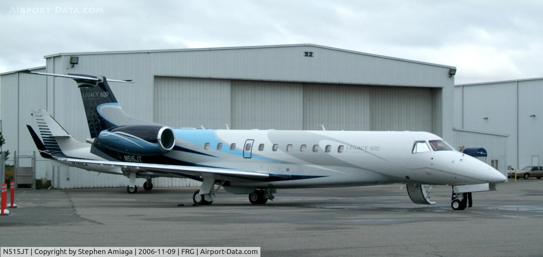 N515JT, 2006 Embraer EMB-135BJ Legacy C/N 14500950, Waiting at Atlantic...