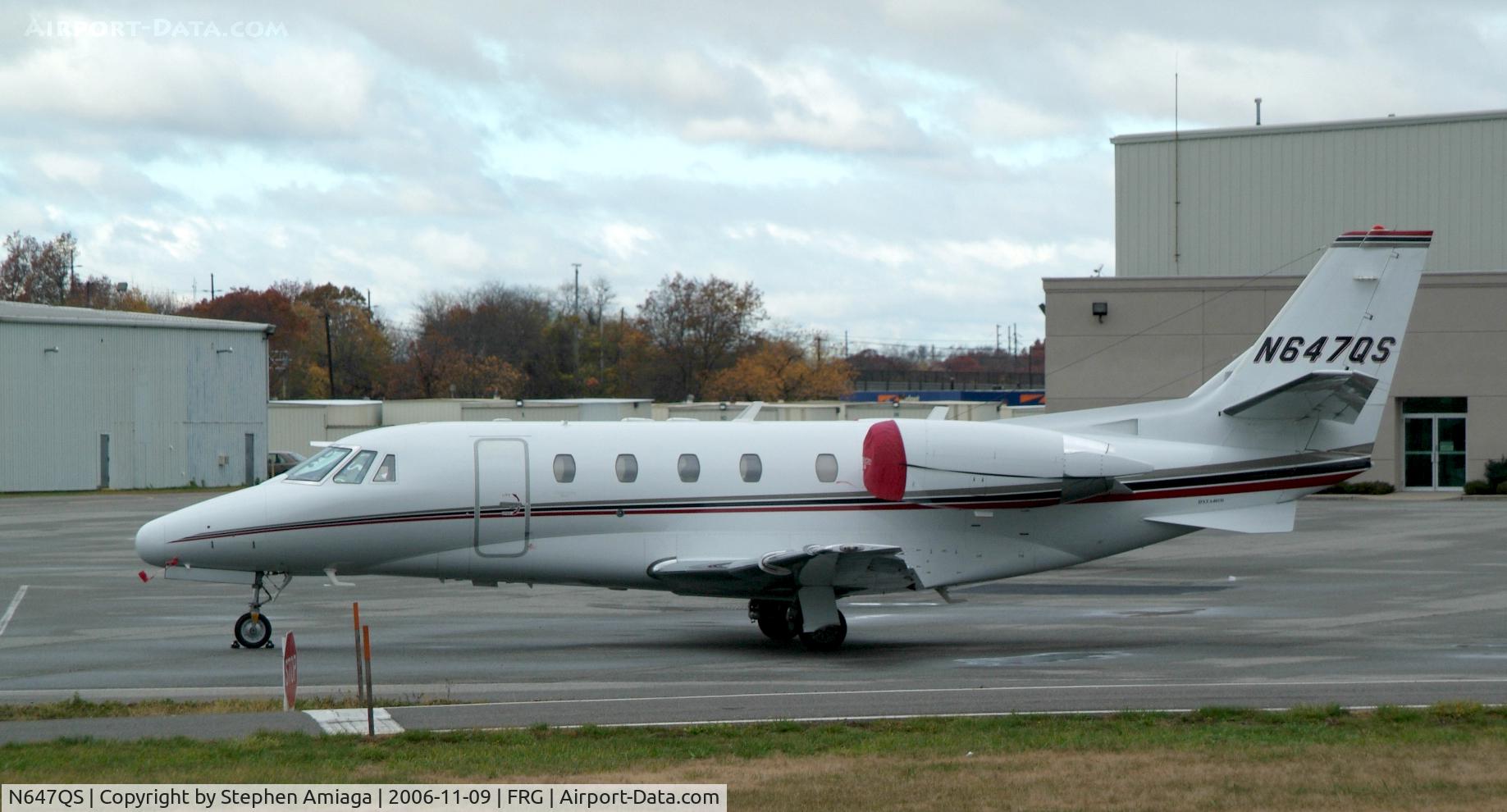 N647QS, 2005 Cessna 560XL Citation XLS C/N 560-5547, Waiting at Atlantic...