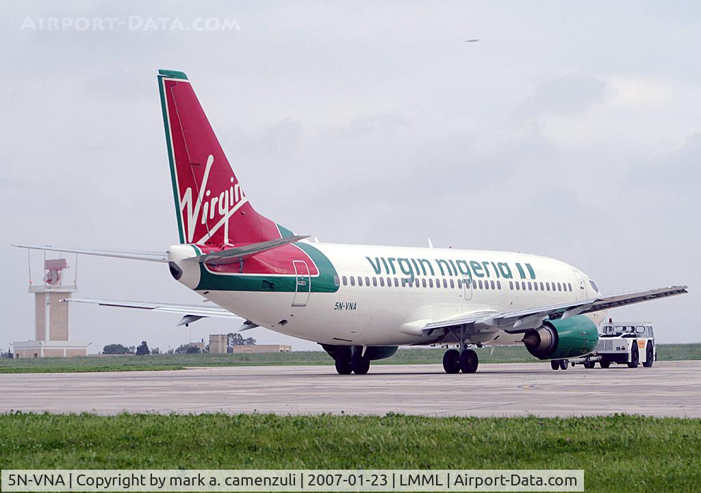 5N-VNA, 1997 Boeing 737-36N C/N 28563, B.737
