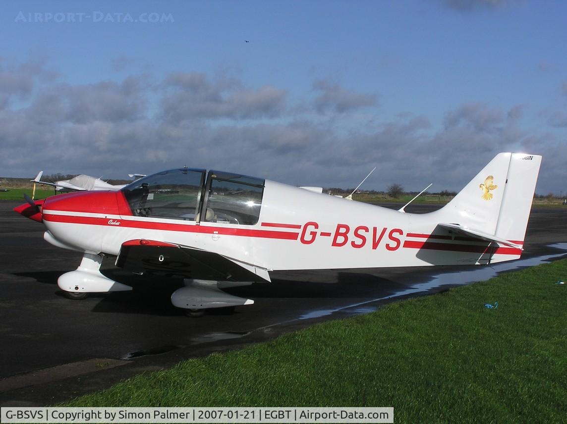 G-BSVS, 1990 Robin DR-400-100 Cadet Cadet C/N 2017, Robin Cadet visiting Turweston