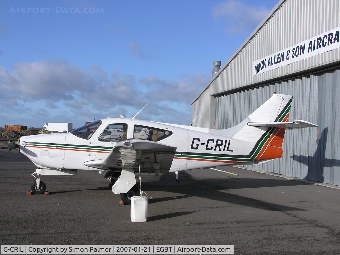 G-CRIL, 1976 Rockwell Commander 112B C/N 521, RC112 at Turweston awaiting the Mick Allen treatment