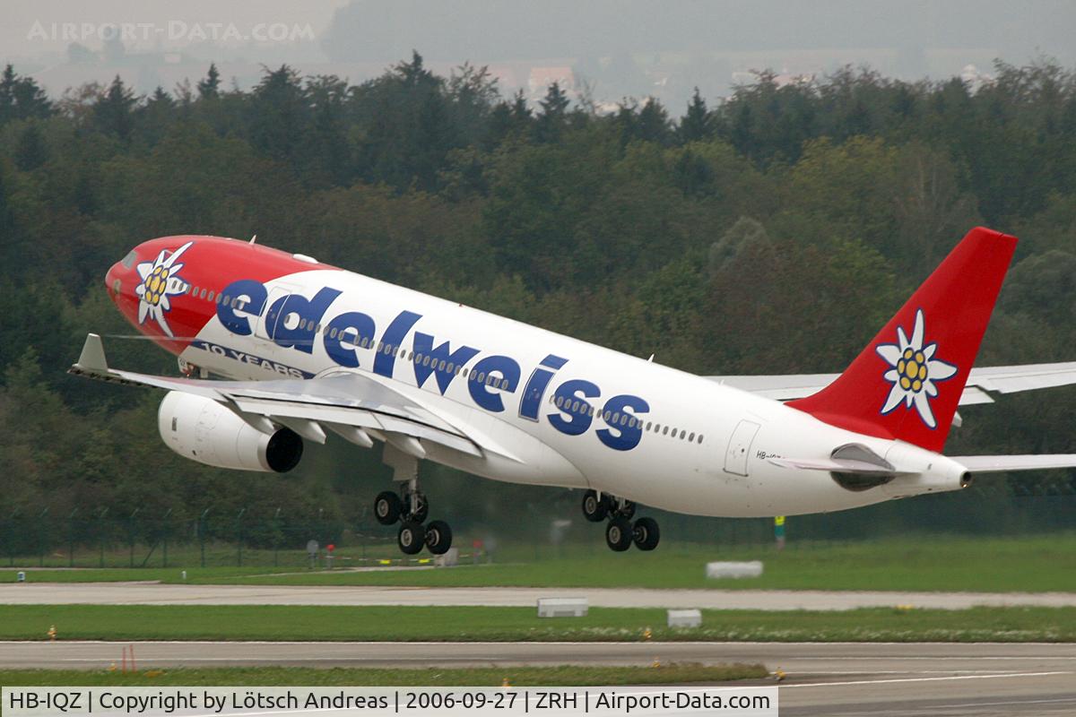 HB-IQZ, 2000 Airbus A330-243 C/N 369, Edelweiss Air,  Airbus A330-243