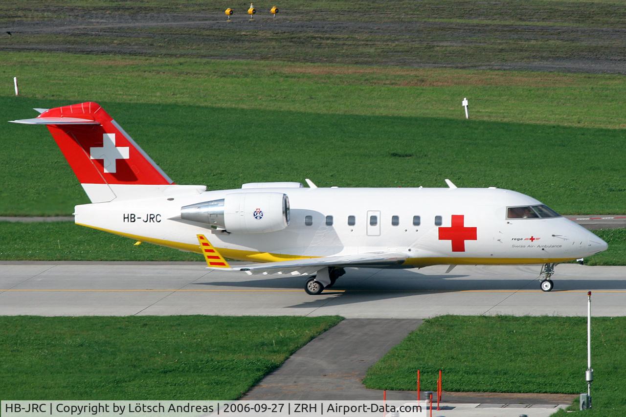 HB-JRC, 2002 Bombardier Challenger 604 (CL-600-2B16) C/N 5540, REGA - Swiss Air Ambulance,  Canadair CL-600-2B16 Challenger 604