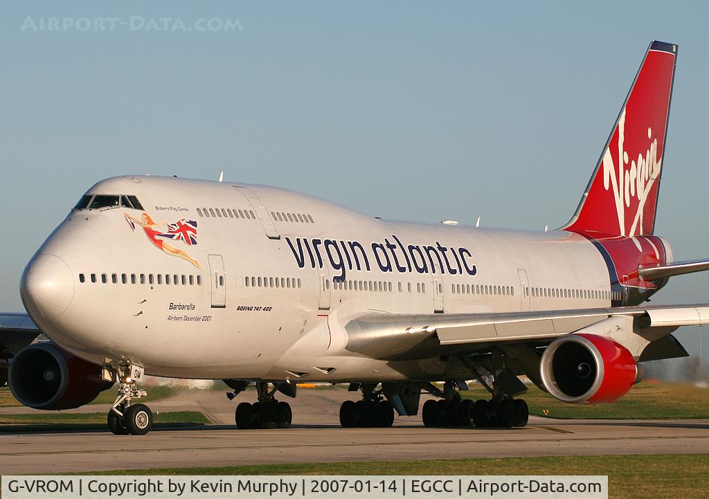 G-VROM, 2001 Boeing 747-443 C/N 32339, Virgin Big one