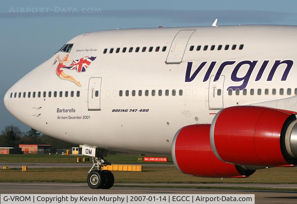 G-VROM, 2001 Boeing 747-443 C/N 32339, Virgin close up
