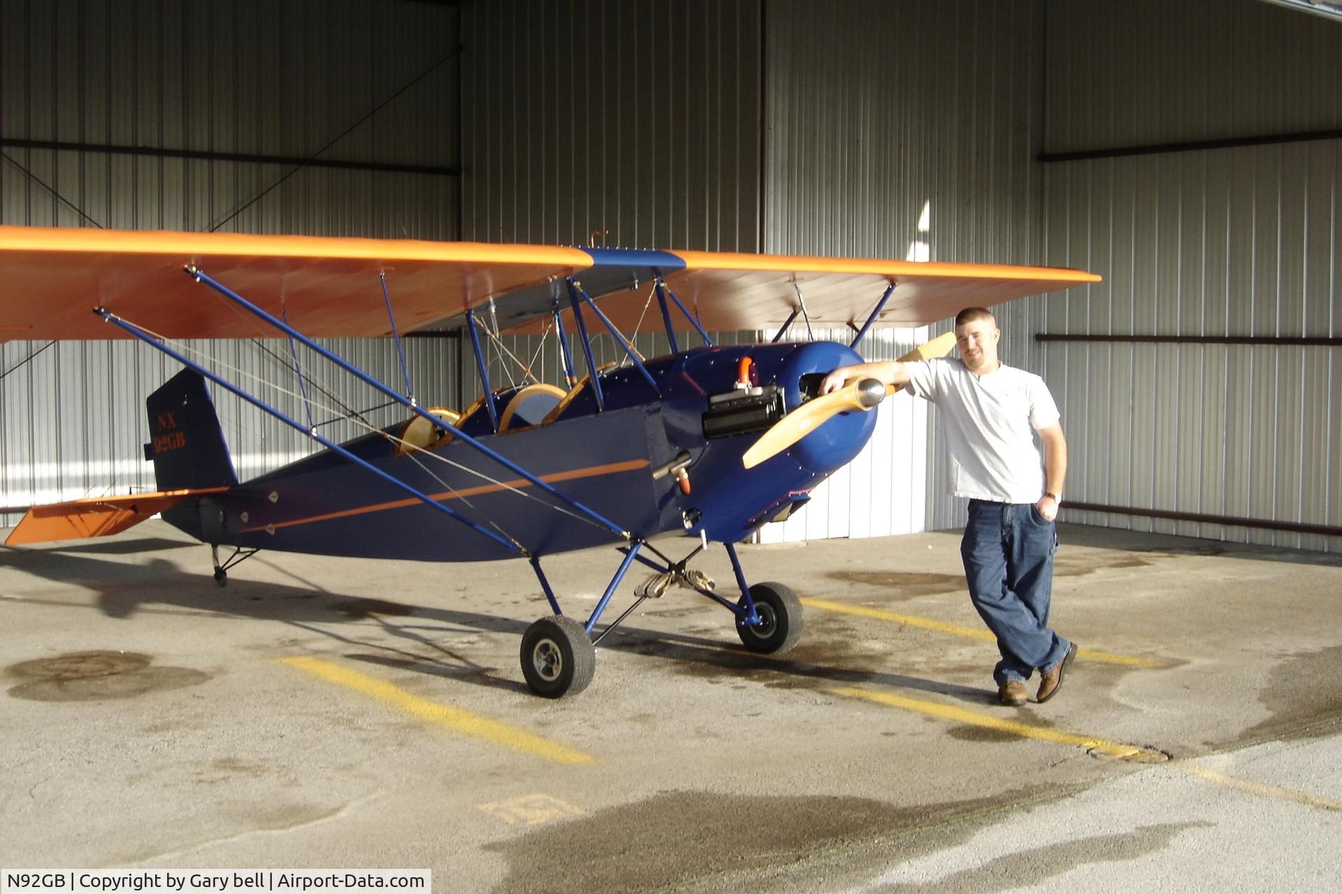 N92GB, 2006 Pietenpol Air Camper C/N B402, taken at Howell-New Lenox on the way to Brodhead 06