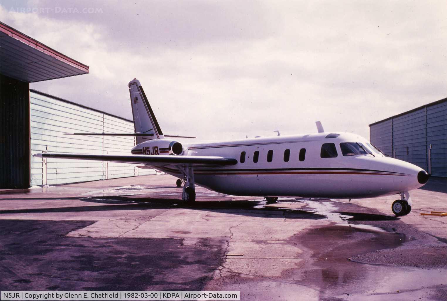 N5JR, Aero Commander 1121 Jet Commander C/N 49, The original N5JR; photo taken for aircraft recognition training