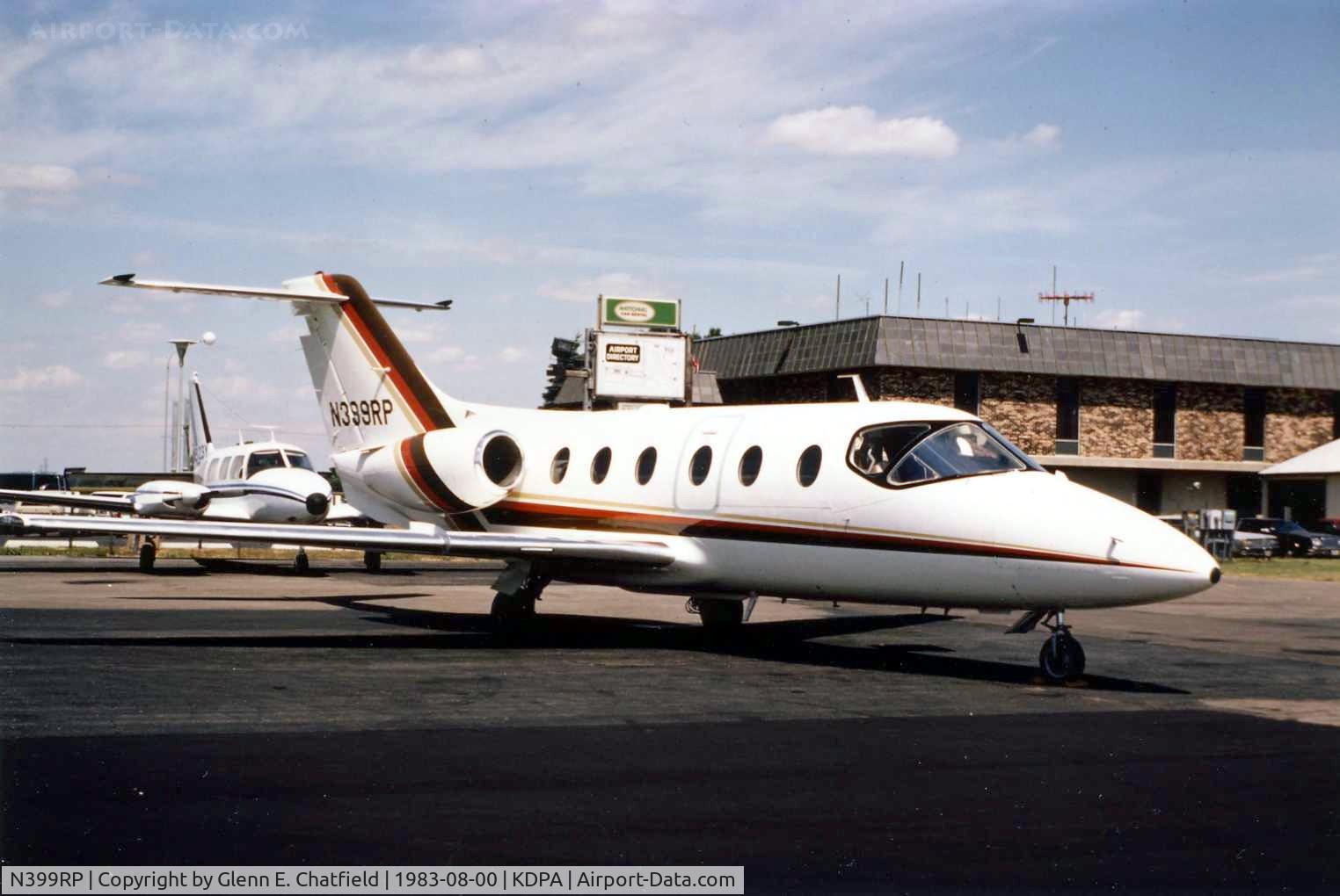 N399RP, 1982 Mitsubishi MU-300 C/N A020 S.A., Photo taken for aircraft recognition training