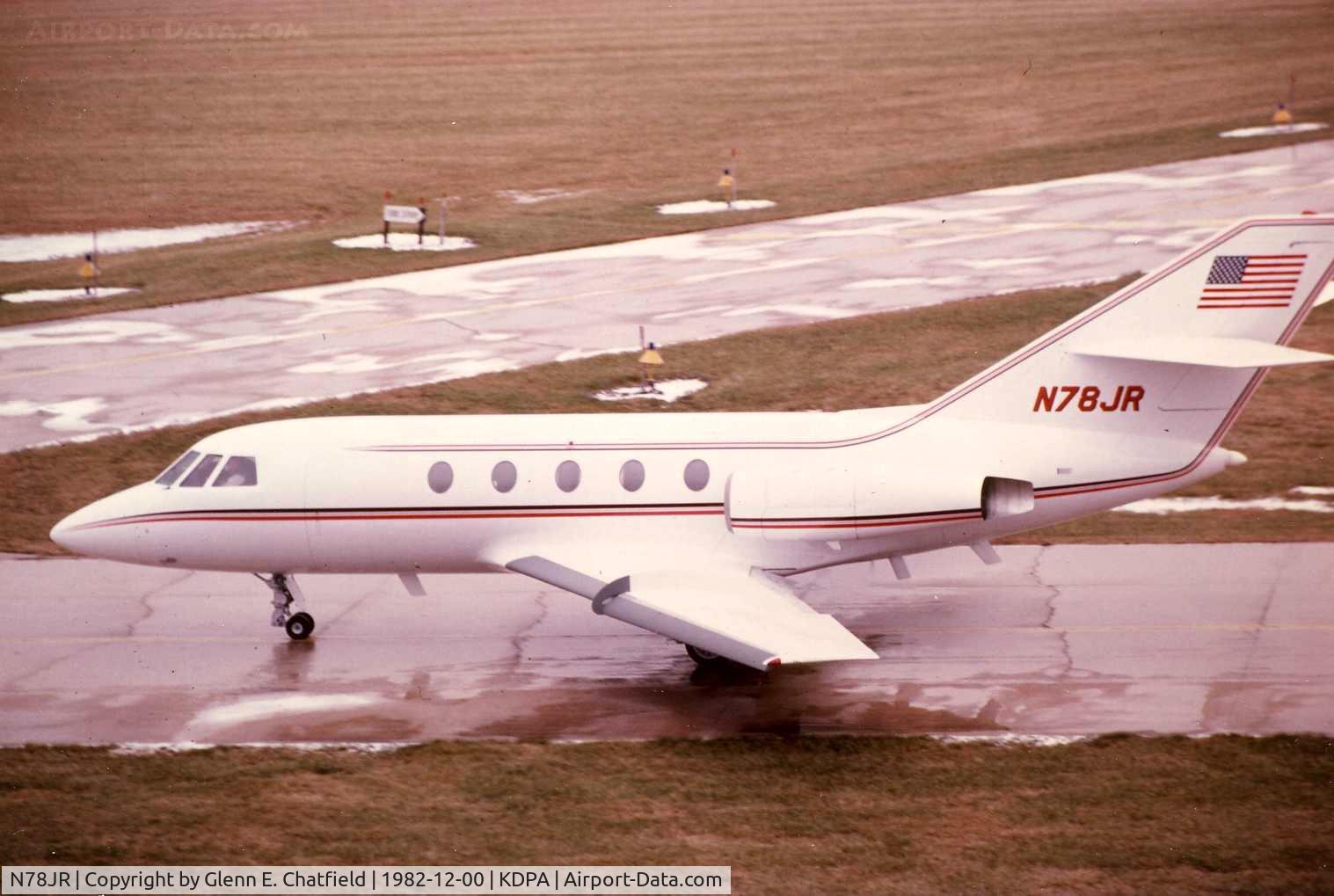 N78JR, 1966 Dassault Fan Jet Falcon (20) C/N 70, Photo taken for aircraft recognition training