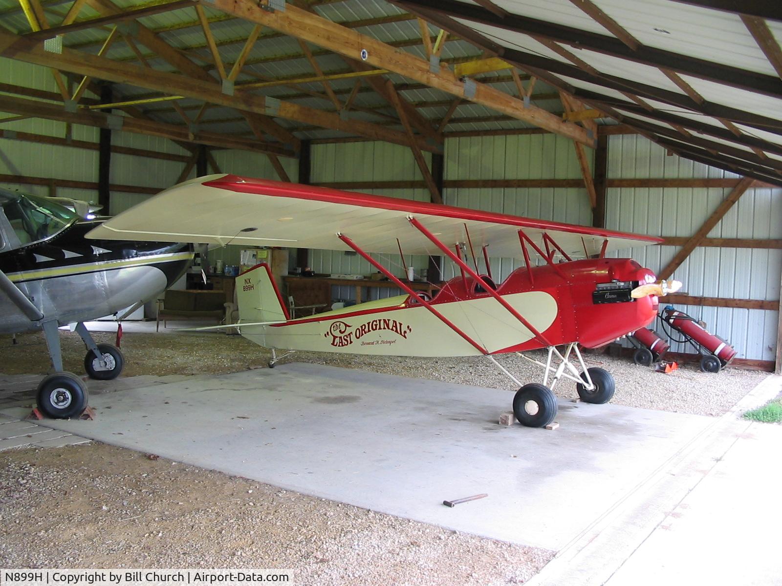 N899H, 1971 Pietenpol Air Camper C/N 23, the Last Original NX899H in the hangar at Brodhead 2005