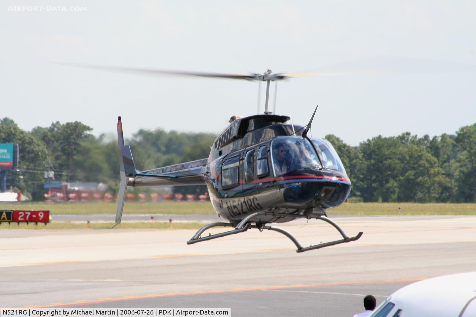 N521RG, 1992 Bell 206L-3 LongRanger III C/N 51566, Departing Mercury Air Center