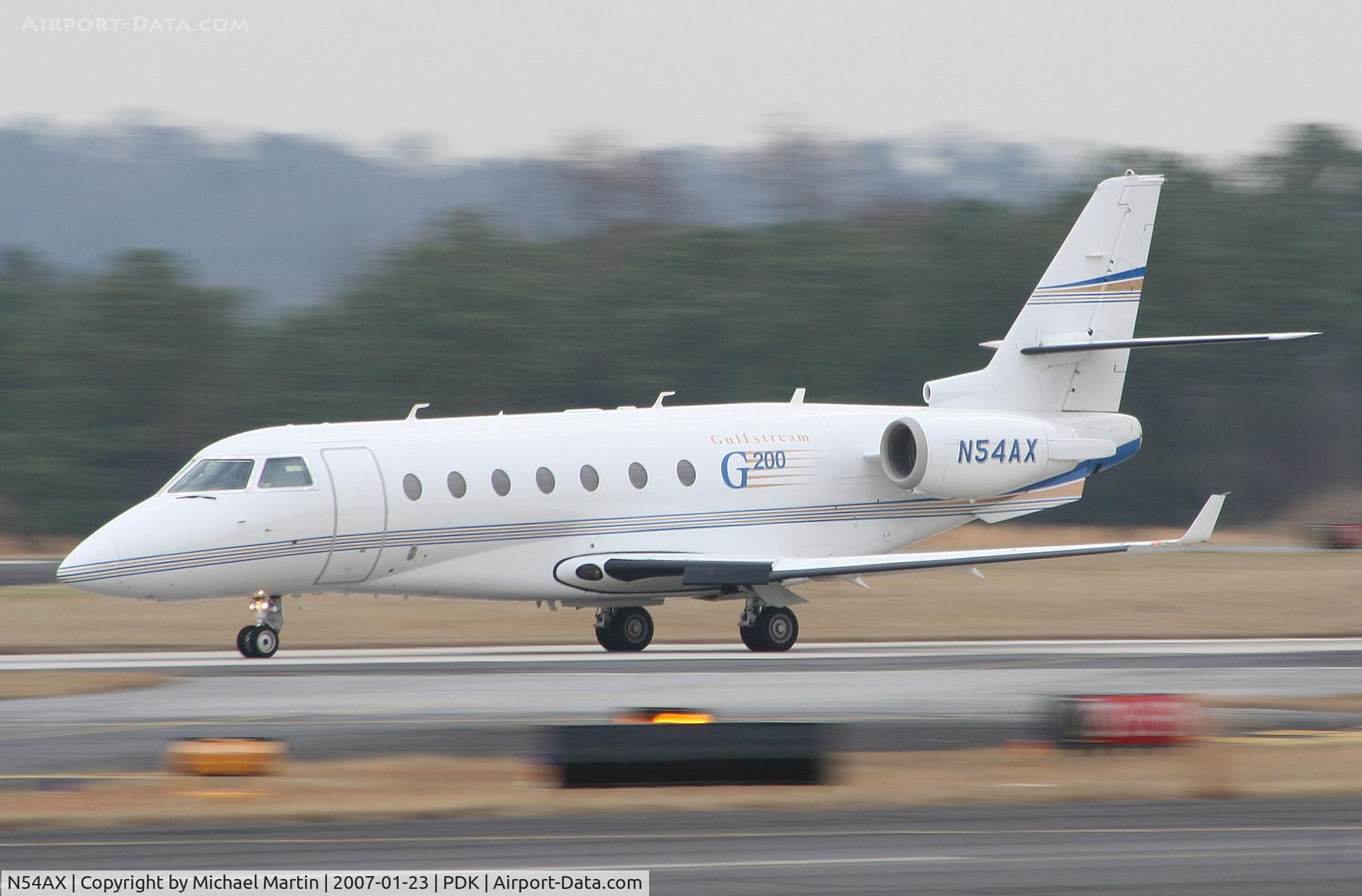 N54AX, 2001 Israel Aircraft Industries IAI-1126 Galaxy C/N 054, Departing PDK enroute to ASE